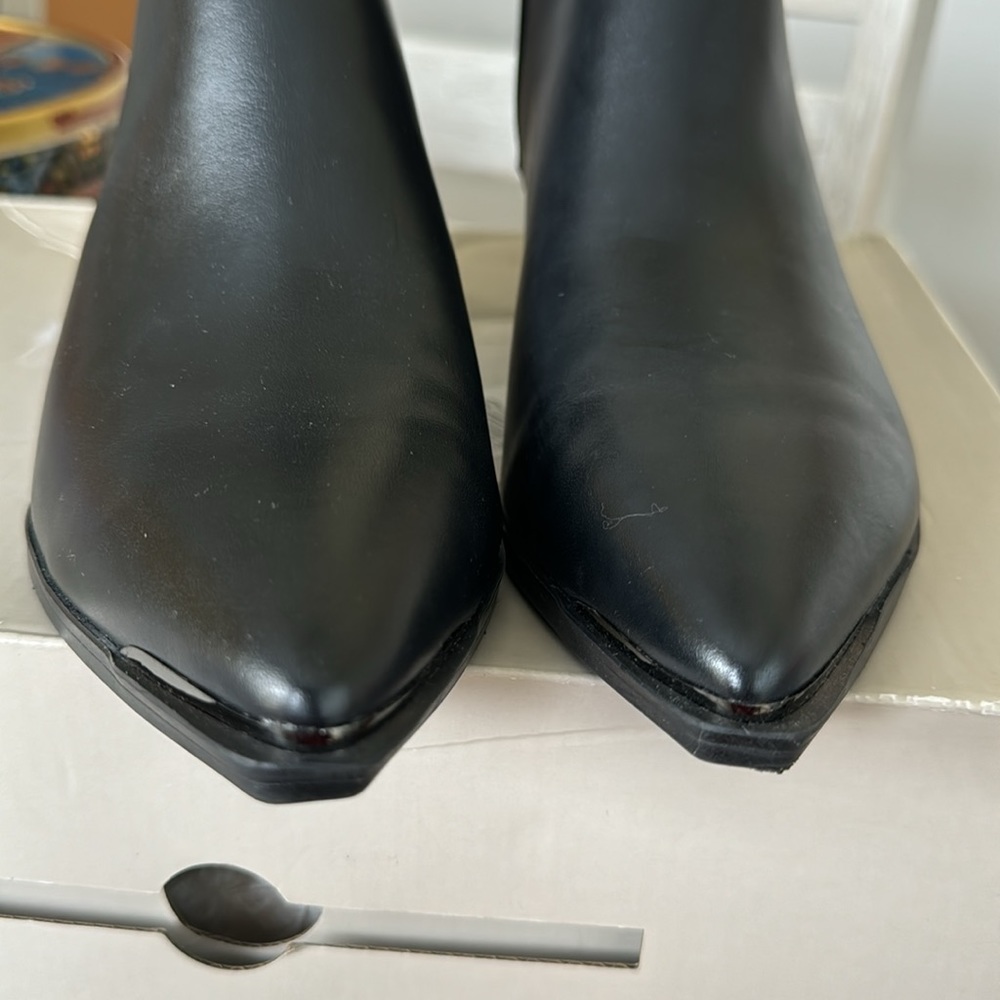 Marc Fisher Black Ankle Boots - Picture 2 of 5